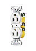 RR15W, HUBBELL, TRADE, SELECT, NON-TAMPER, 15AMP, 120V, DUPLEX, WHITE