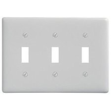 NP3W, HUBBELL, TRADE, SELECT, 3G, TOGGLE, PLATE, WHITE