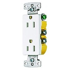 RRD15W, HUBBEL, NON-TAMPER, 15A, 125V