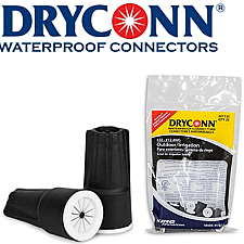 61135, KING, INNOVATION, WATERPROOF, CONNECTORS, BLACK, &, WHITE, BAG, OF, 25