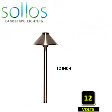 PTH055-AB-12, SOLLOS, TRADITIONAL, 55"HAT, PATH, LIGHT, 12V