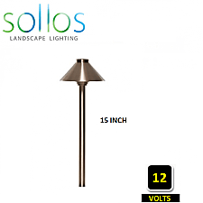 PTH055-AB-15, SOLLOS, TRADITIONAL, 55"HAT, PATH, LIGHT, 12V