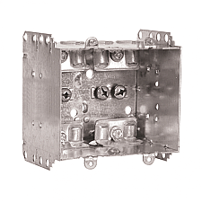 2104LLEU2, VISTA, ELECTRICAL, PRODUCTS, 2 GANG, ELECTRICAL, BOX, WITH, CLAMPS