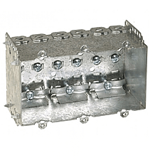 2104LLEU3, VISTA, ELECTRICAL, PRODUCTS, 3 GANG, ELECTRICAL, BOX, WITH, CLAMPS