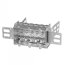 2104LSSA3X, VISTA, 3 GANG, ELECTRICAL, BOX, WITH, CLAMPS, FOR, STEEL, STUD