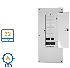 CHOM1632M100GC, HOMELINE, 16/32, CIRCUIT,, 100A, MAIN, HOMELINE, PANEL