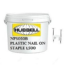 NSP050B, HUBBELL, TRADE, SELECT, PLASTIC, NAIL-ON, STRAP, BUCKET, OF, 1500