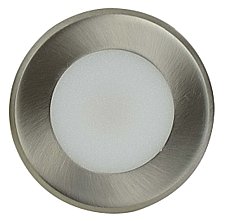 PUK021SN, ORTECH, SATIN, NICKEL, UNDER, CABINET, PUCK, LIGHT