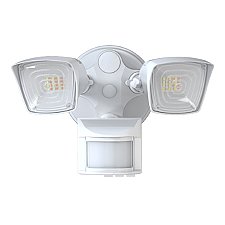 25 WATT 2500 LUMENS SECURITY FLOOD W/SENSOR 3/4/5K WHITE 120V