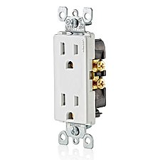 T5325W, LEVITON, LEVITON, 15AMP, TR, DECORA, RECPTACLE