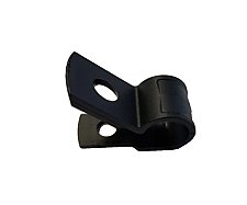 CCCD2160BK, SINGLE, RG6, CABLE, CLIP, WITH, SCREW, 100, PER, BAG, BLACK