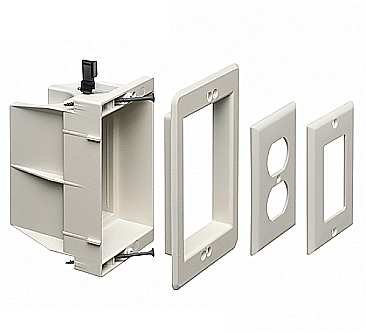 DVFR1WGC, ARLINGTON, INDUSTRIES, 1 GANG, TV, BOX, 120V, OR, L.V.