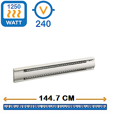 OFM1250BL, OUELLET, CANADA, BASEBOARD, HEATER, 1250W, 240V, WHITE, 1447MM