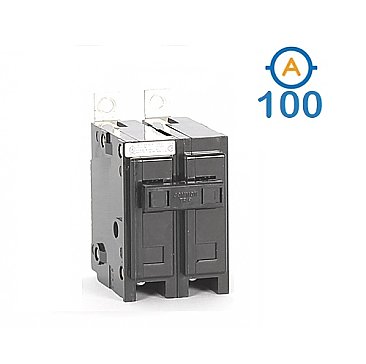 2 POLE 100 AMP BOLT ON CIRCUIT BREAKER