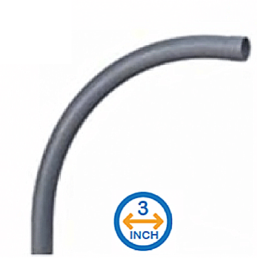 90B3X36, ROYAL, 3", X, 90, X, 36", RADIUS, GREY, DBII, BEND, 90B3X36