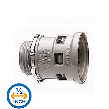 RKTA10, ROYAL, 1/2", ENT, CONNECTOR, C/W, LOCK, NUT