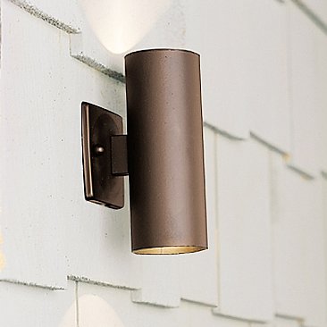 UP & DOWN DECK LIGHT TEXTURED ARCHITECTURAL BRONZE