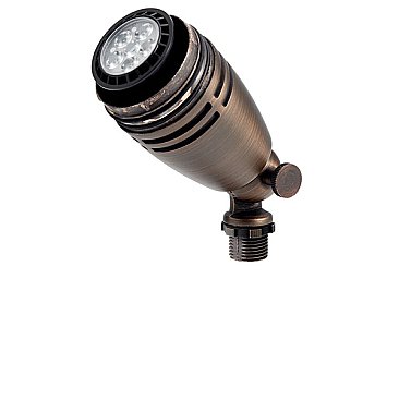 12V MR-16 FIXED SOCKET BRASS ACCENT LIGHT CENTENNIAL BRASS