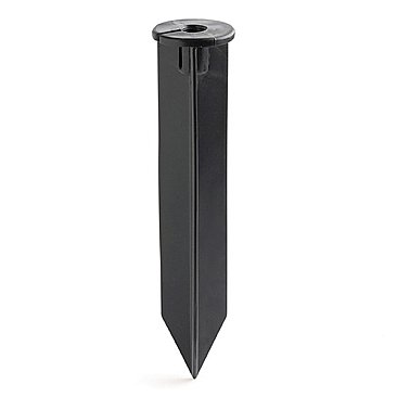 15576BK, KICHLER, 12V, IN-GROUND, POLYMERIC, SUPPORT, STAKE, 14", BLACK