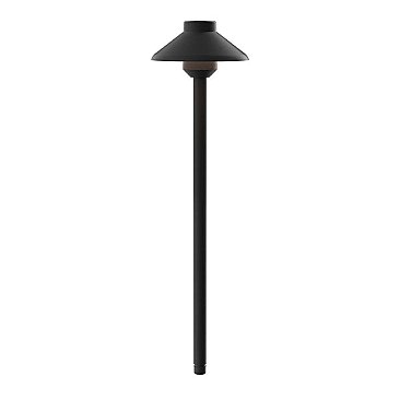 15820BKT27, KICHLER, STEPPED, DOME, 12V, 27K, PATH, LIGHT, AZT