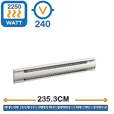 OFM2250BL, OUELLET, CANADA, BASEBOARD, HEATER, 2250W, 240V, WHITE, 2353MM