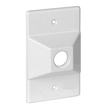 WPCT150WH, GLOBAL, 1/2", 1, HOLE, LAMPHOLDER, COVER, WHITE