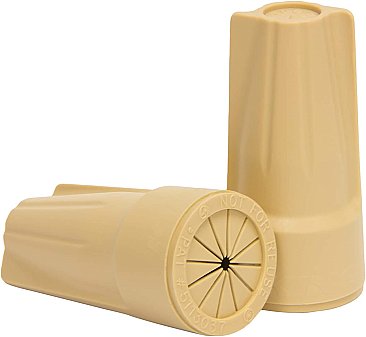 20136, KING, INNOVATION, WATERPROOF, CONNECTORS, TAN, PACK, OF, 50