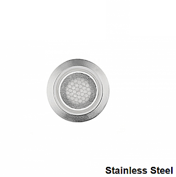 2022-30SS, WAC, LIGHTING, LED, 2", INGROUND, ROUND, WITH, HEX, LOUVER, 3K, 12V, SS
