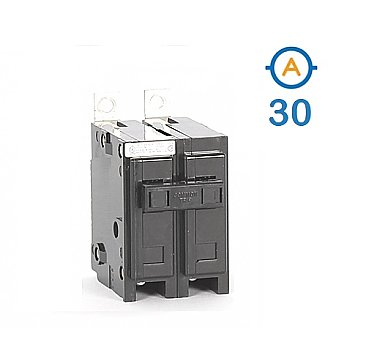 2 POLE 30 AMP BOLT ON CIRCUIT BREAKER