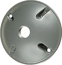 28005, VISTA, ROUND, 1-HOLE, COVER, FOR, CAST, OCTAGON, BOX