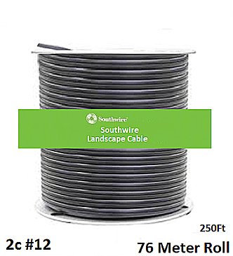 2C12UGLV75, SOUTHWIRE, CANADA, 2C, #12, LANDSCAPE, CABLE, 75M, ROLL