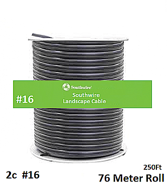 2C16UGLV76, SOUTHWIRE, CANADA, 2C, #16, LANDSCAPE, CABLE, 76M, ROLL