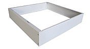 MT-2X2BOX-4.5IN, NATURALED, 2X2, FLAT, BACK, LIT, PANEL, SURFACE, BOX, P10335