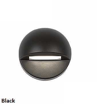 3011-30BK, WAC, LIGHTING, LED, 3", CIRCLE, DECK, &, PATIO, LIGHT, 3K, 12V, BLACK