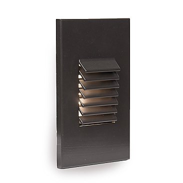 4061-30BZ, WAC, LIGHTING, LED, STEP, LIGHT, VERTICAL, LOUVER, 30K, 12V, BRONZE