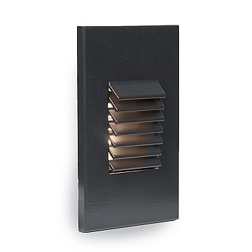 4061-30BK, WAC, LIGHTING, LED, LED, STEP, LIGHT, VERTICAL, LOUVER, 3K, 12V, BLACK