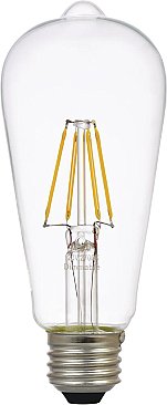 LED5ST19DIM927CL13YTLRP, LEDVANCE, 5W, ST19, LED, FILAMENT, LAMP, 27K, 40771