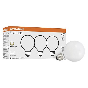 3.5W ECO LED GLOBE LAMP 27K (40880)