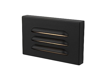4501-27BK, WAC, LIGHTING, , SURFACE, STEP, LIGHT, 5", LOUVER, 27K, 12V, BK
