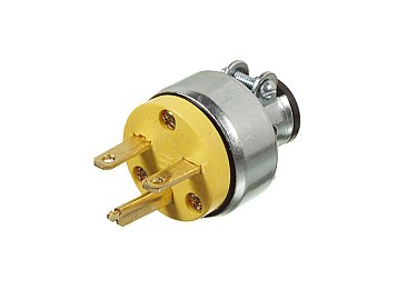 45415, VISTA, ELECTRICAL, PRODUCTS, 15, AMP, 250, VOLT, MALE, CORD, END, YELLOW