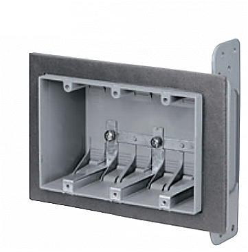 3-FWSW, NUTEK, 3 GANG, AIRTIGHT, ELECTRICAL, BOX