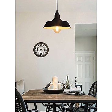 HUDSON RLM PENDANT WITH LED BULB (60117)