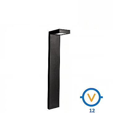 6081-27BK, WAC, LIGHTING, LED, LEDGE, LED, PATH, LIGHT, 12V, 27K, BLACK