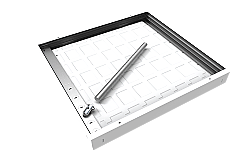 SMKIT3A/22/WH, LEDVANCE, 2X2, SURFACE, MOUNT, KIT, FOR, BACKLIT, PANEL, 62064