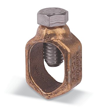 729C, HYDEL, CLAMP, FOR, 5/8", GROUND, RODS, OR, PLATES, FOR, #2, STR, CU