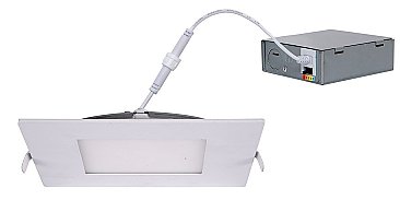 LED6DLS-90L9CCT5, NATURALED, 6", SQUARE, SLIM, DOWNLIGHT, SELECTABLE