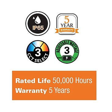 9/13/18 WATT 2160 LUMEN FLAT TOP 5.5" BOLLARD W/LOUVERED REFLECTOR 3/4/5K 120/277V (9644)