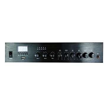 AMCD3240, 3, ZONE, AUDIO, AMP, 240, WATT, 4-16, OHM, 70/100V