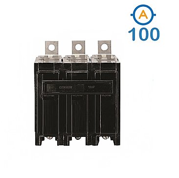 3 POLE 100 AMP BOLT ON CIRCUIT BREAKER