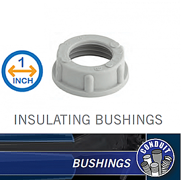 BP100, HUBBEL, PLASTIC, BUSHING, 1"
